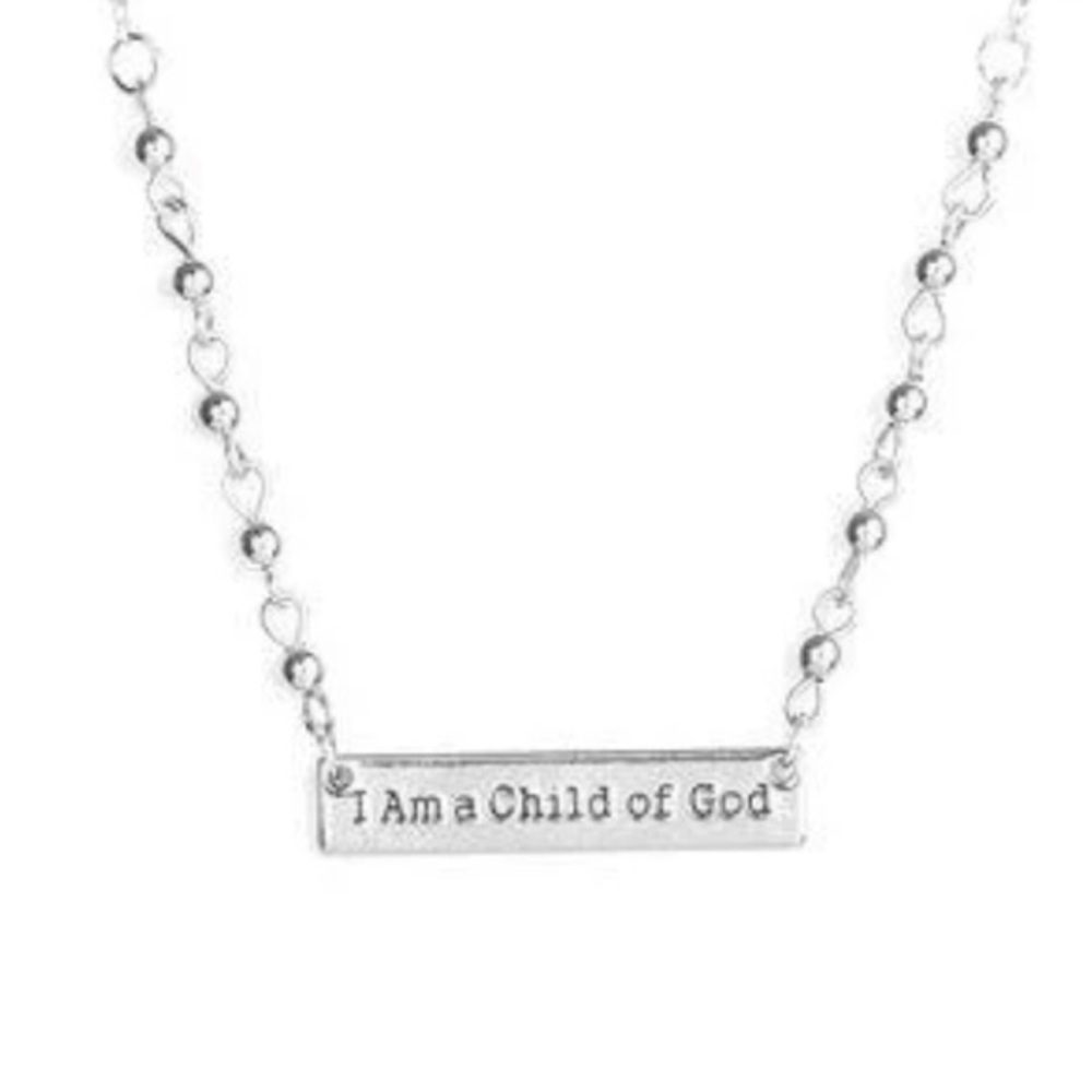 🤍🙏🤍 “SEND ME AN ANGEL” SILVER NECKLACE WITH FREE EARRINGS ~ PAPARAZZI❗️🤍🙏🤍